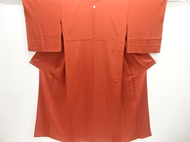 絽一つ紋色無地着物